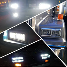 For Chevrolet S10 1995 1996 1997 DOT 4x6 LED Headlights Projector Beam with DRL