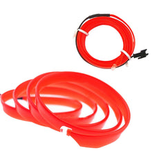 2M 12V EL Wire Red Cold light Neon Lamp Atmosphere Lights Unique Decor Accessory