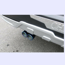 1pcs Blue Dual Outlets Exhaust Muffler Tip For Toyota Corolla 2014-2020