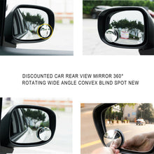 1 PC Car Blind Spot Rear View Mirror Angle Wide Adjustable 360° Rotate Convex