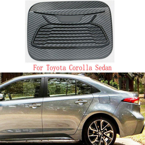 Fuel Filler Door Cover Gas Tank Cap Cover Trim For Toyota Corolla Sedan 2019-20