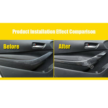 Carbon Fiber Inner Door Decor Strip Trim For Toyota Corolla Hatchback 2019 2020