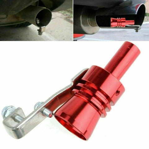 Universal Car Blow Off Valve Noise Turbo Sound Whistle Simulator Muffler Tip