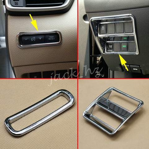 For Nissan X-Trail Qashqai Rogue Sport 2014-2020 Dashboard Switch Cover Surround