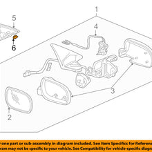 HONDA OEM Door Side Rear View Mirror-Inner Cover Clip 90615SK7003