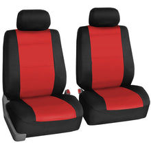 Neoprene Car Seat Covers Full Set for Auto Car SUV Coupe Red w/ Freshener