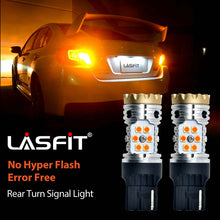 2x LASFIT 7440 NO Hyper Flash LED Rear Turn Signal Light for Nissan Toyota Honda