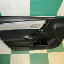 14-18 Corolla Black Gray FB16 Left Front Interior Door Trim Panel Driver Armrest