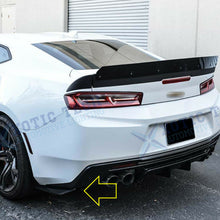 Carbon Fiber Style Rear Bumper Fin Canard Splitter Diffuser Valence Spoiler Lip