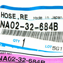 1990-1997 Mazda Miata Upper Power Steering Return Hose OEM NEW NA02-32-684B