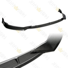 3PCS CARBON STYLE FRONT BUMPER SPOILER LIP FIT 2019-2020 TOYOTA COROLLA