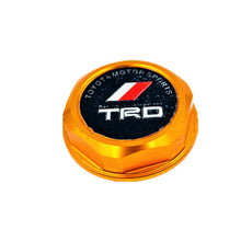 1PCS TRD Racing Gold Engine Oil Filler Cap Oil Tank Cover Aluminium For TOYOTA