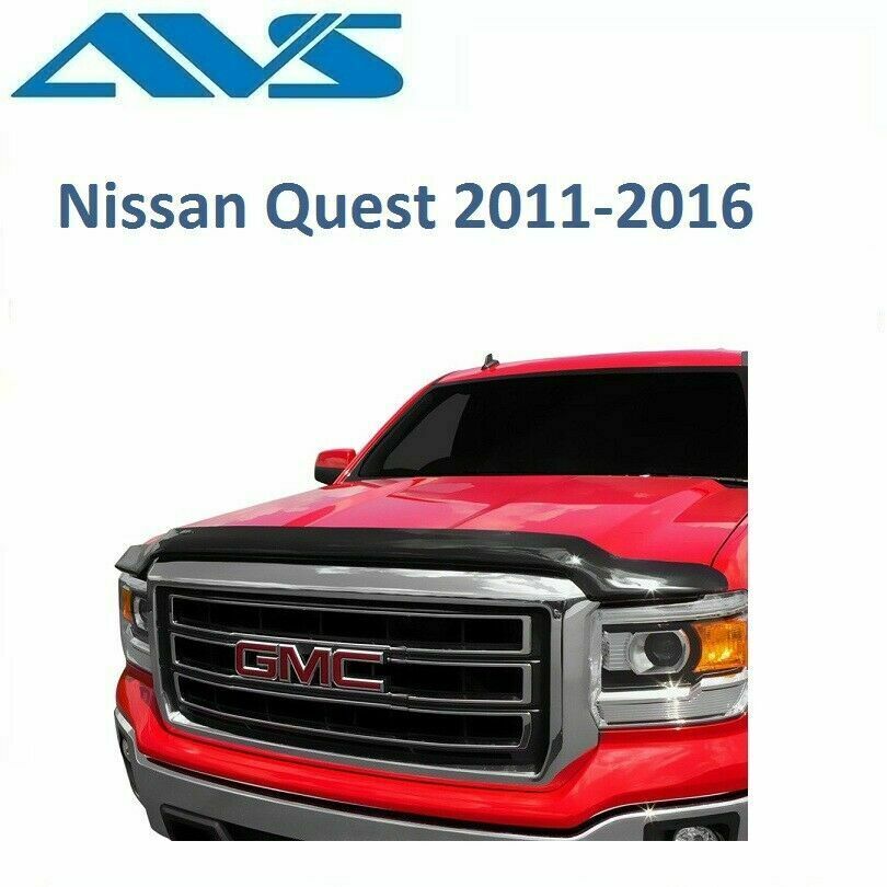 AVS Bugflector II DarkSmoke Hood Protector For Nissan Quest 2011-2016 - 25435