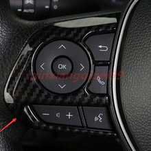 3PCS Carbon Fiber Interior Steering wheel Trim For Toyota Corolla 2019-2020