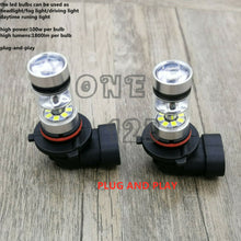 2x Super Bright H10 9145 9005 6000K White 55W CREE LED Fog Light Conversion Kit