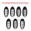 Carbon Fiber ABS Solid Car Key Keychain Cover For Nissan Infiniti Most Vehicles