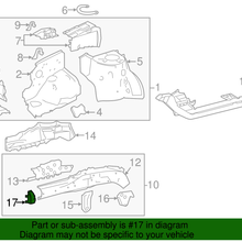 Genuine Toyota Bumper Bracket 57013-02110