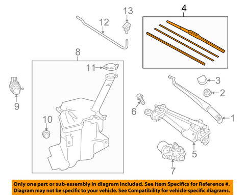 TOYOTA OEM 12-15 Prius C Wiper Arm-Front Blade 8521252220