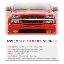 For 2003-2007 Chevy Silverado Headlights+Bumper Parking Light Lamp Black Housing