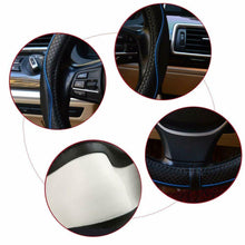 38cm/15inch Car Embossing Leather Steering Wheel Cover All Weather Protector Fit