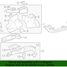 Genuine Toyota Rail Extension 57202-12020