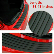 Car Rubber Rear Bumper Protector Trim Protection For Auto part Accessories