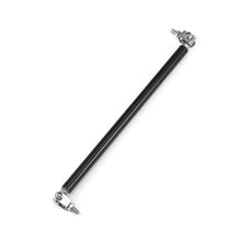 2x BLACK Adjustable Bumper Lip Air Dam Splitter Support Rods Strut Tie Bar 200mm