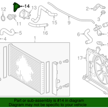 Genuine Toyota Thermostat Housing Gasket 16326-37010