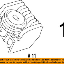 2013-2017 CADILLAC XTS DAY TIME RUNNING LIGHT DIODE NEW GM # 22791374