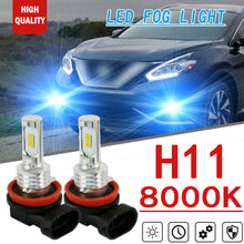 2Pc H11 8000K Ice Blue LED Fog Lights For Nissan Murano Leaf Rogue Pathfinder