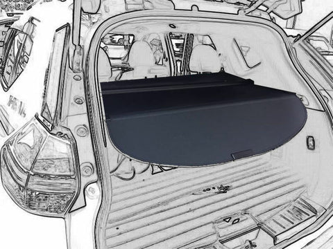 For 2014-2019 Nissan Rogue Retractable Updated Cargo Cover Security Trunk Shade