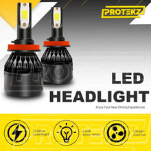 Protekz LED Fog Light Kit 2 Bulbs CREE H8 White for 2017 - 2019 Nissan Rogue