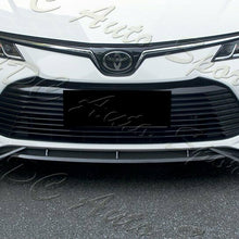 For 2019-2020 Toyota Corolla Painted Black Front Bumper Body Spoiler Lip 3PCS