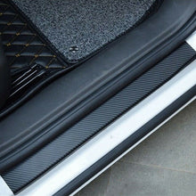 Protector Sill Scuff Cover Car Door Plate Sticker 4D Carbon Fiber Anti Scratch