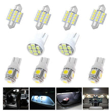 14pcs White Car LED Interior Light Package Kits For Dome Map License Plate Light