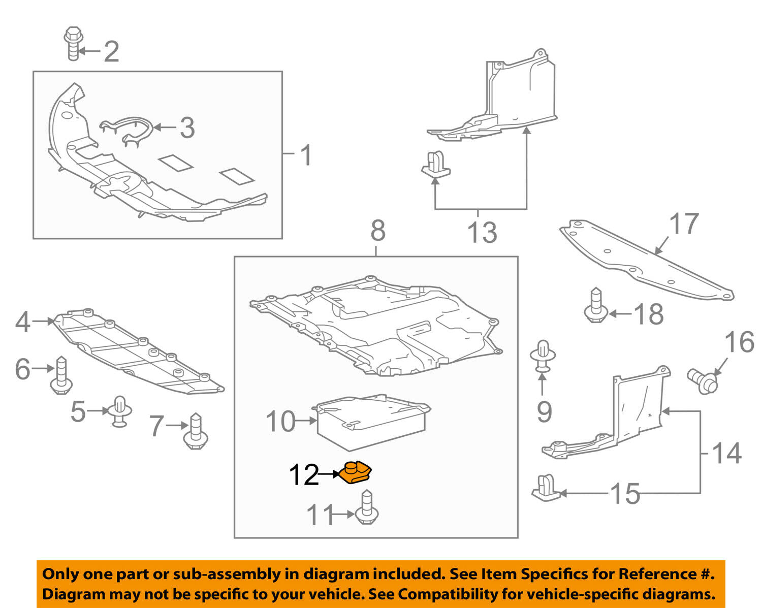 Lexus TOYOTA OEM 06-15 IS350 Splash Shield-Protector Nut 9017906104