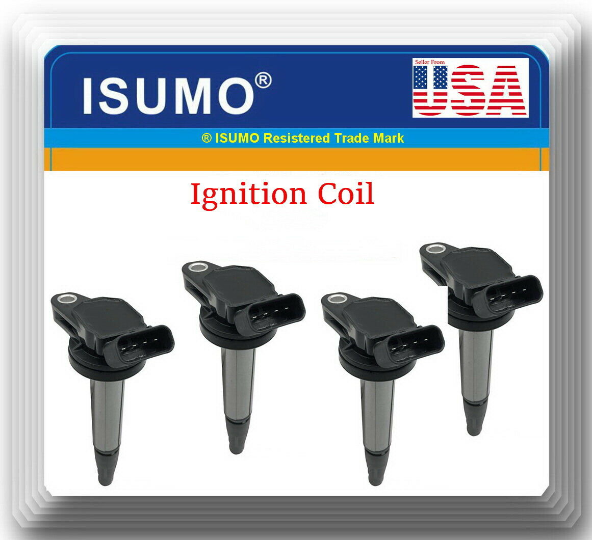 4 X Ignition Coil Fits: OEM# 90919-02252 Lexus Pontiac Scion Toyota 2008-2019