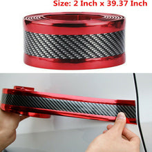 Car Carbon Fiber Rubber Bumper Sticker DIY Door Sill Edge Guard Accessories