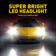2*AUXITO H11 H8 LED Headlight Kit Low Beam Bulb Super Bright 6500K Fanless White