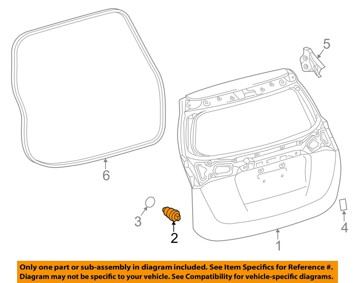 TOYOTA OEM-Lift Gate Bumper 9054109142