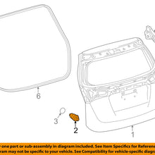 TOYOTA OEM-Lift Gate Bumper 9054109142