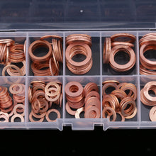 Set of 200 Oil Drain Plug Washer Copper Crush Seal Assortment Assorted Set