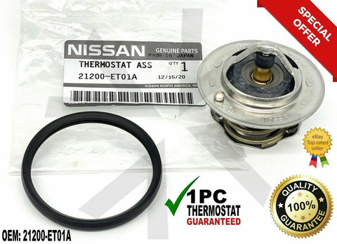 Genuine Nissan Thermostat 21200-ET01A NV200 Rogue Sentra Versa Tiida 82°C 🔥