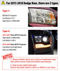 H11 H9 H8 LED Headlight Low Beam for RAM 1500 2500 3500 2013-2018 6000K White 2X