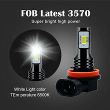 CHUSYYRAY LED Fog Driving Light H11 H9 H8 6000K Super Bright 30Days Free Return