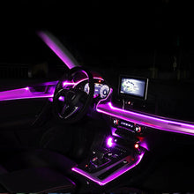 6.5FT LED Car Interior Decor Atmosphere Wire Strip Pink Light Lamp Accessories