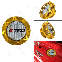 TRD Racing Gold Engine Oil Filler Cap Oil Tank Cover Aluminium For TOYOTA