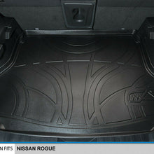 SMARTLINER All Weather Cargo Liner Trunk Mat For Nissan Rogue 14-20 Black D0151