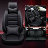 Car Seat Covers Luxury PU Leather 5-Seats Front+Rear Seat Cushions Four Seasons
