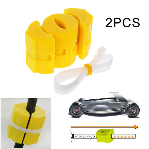2 Pcs Magnetic Fuel Saver for Vehicle Gas Universal Reduce Emission Accessories